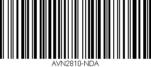 Código de barras (EAN, GTIN, SKU, ISBN): 'AVN2810-NDA'