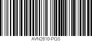 Código de barras (EAN, GTIN, SKU, ISBN): 'AVN2810-PGS'