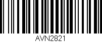 Código de barras (EAN, GTIN, SKU, ISBN): 'AVN2821'