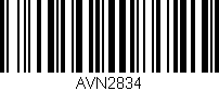 Código de barras (EAN, GTIN, SKU, ISBN): 'AVN2834'