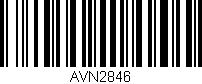Código de barras (EAN, GTIN, SKU, ISBN): 'AVN2846'