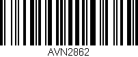 Código de barras (EAN, GTIN, SKU, ISBN): 'AVN2862'