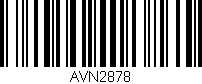Código de barras (EAN, GTIN, SKU, ISBN): 'AVN2878'