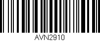 Código de barras (EAN, GTIN, SKU, ISBN): 'AVN2910'