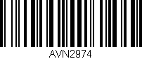 Código de barras (EAN, GTIN, SKU, ISBN): 'AVN2974'