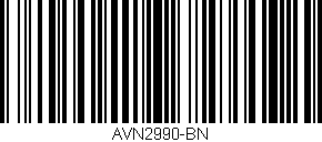 Código de barras (EAN, GTIN, SKU, ISBN): 'AVN2990-BN'