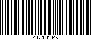 Código de barras (EAN, GTIN, SKU, ISBN): 'AVN2992-BM'
