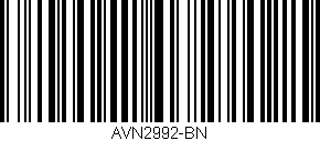 Código de barras (EAN, GTIN, SKU, ISBN): 'AVN2992-BN'