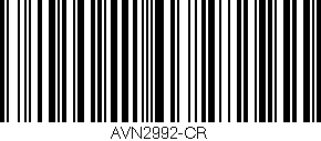 Código de barras (EAN, GTIN, SKU, ISBN): 'AVN2992-CR'
