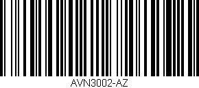 Código de barras (EAN, GTIN, SKU, ISBN): 'AVN3002-AZ'