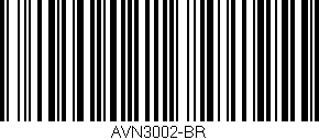 Código de barras (EAN, GTIN, SKU, ISBN): 'AVN3002-BR'