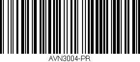Código de barras (EAN, GTIN, SKU, ISBN): 'AVN3004-PR'