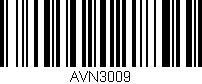 Código de barras (EAN, GTIN, SKU, ISBN): 'AVN3009'