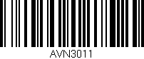Código de barras (EAN, GTIN, SKU, ISBN): 'AVN3011'