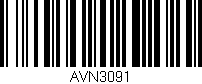 Código de barras (EAN, GTIN, SKU, ISBN): 'AVN3091'