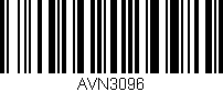 Código de barras (EAN, GTIN, SKU, ISBN): 'AVN3096'