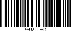 Código de barras (EAN, GTIN, SKU, ISBN): 'AVN3111-PR'