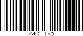 Código de barras (EAN, GTIN, SKU, ISBN): 'AVN3111-VO'