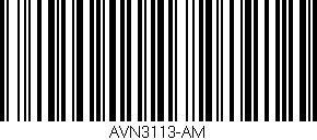 Código de barras (EAN, GTIN, SKU, ISBN): 'AVN3113-AM'