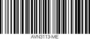 Código de barras (EAN, GTIN, SKU, ISBN): 'AVN3113-ME'