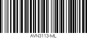 Código de barras (EAN, GTIN, SKU, ISBN): 'AVN3113-ML'