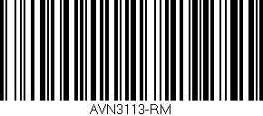 Código de barras (EAN, GTIN, SKU, ISBN): 'AVN3113-RM'