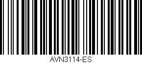 Código de barras (EAN, GTIN, SKU, ISBN): 'AVN3114-ES'