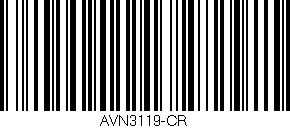 Código de barras (EAN, GTIN, SKU, ISBN): 'AVN3119-CR'