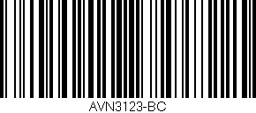 Código de barras (EAN, GTIN, SKU, ISBN): 'AVN3123-BC'
