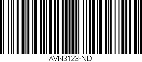 Código de barras (EAN, GTIN, SKU, ISBN): 'AVN3123-ND'