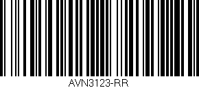 Código de barras (EAN, GTIN, SKU, ISBN): 'AVN3123-RR'