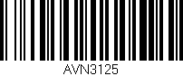 Código de barras (EAN, GTIN, SKU, ISBN): 'AVN3125'