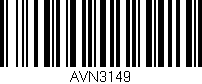 Código de barras (EAN, GTIN, SKU, ISBN): 'AVN3149'