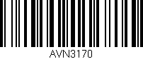 Código de barras (EAN, GTIN, SKU, ISBN): 'AVN3170'