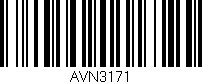 Código de barras (EAN, GTIN, SKU, ISBN): 'AVN3171'