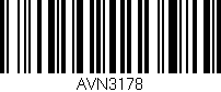 Código de barras (EAN, GTIN, SKU, ISBN): 'AVN3178'