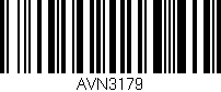 Código de barras (EAN, GTIN, SKU, ISBN): 'AVN3179'