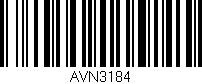 Código de barras (EAN, GTIN, SKU, ISBN): 'AVN3184'