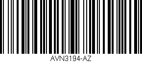 Código de barras (EAN, GTIN, SKU, ISBN): 'AVN3194-AZ'