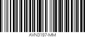 Código de barras (EAN, GTIN, SKU, ISBN): 'AVN3197-MM'