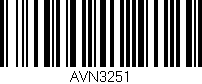 Código de barras (EAN, GTIN, SKU, ISBN): 'AVN3251'