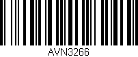 Código de barras (EAN, GTIN, SKU, ISBN): 'AVN3266'