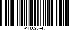 Código de barras (EAN, GTIN, SKU, ISBN): 'AVN3293-PR'