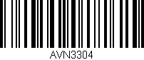 Código de barras (EAN, GTIN, SKU, ISBN): 'AVN3304'
