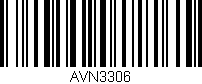 Código de barras (EAN, GTIN, SKU, ISBN): 'AVN3306'