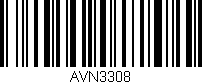 Código de barras (EAN, GTIN, SKU, ISBN): 'AVN3308'