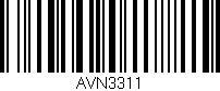 Código de barras (EAN, GTIN, SKU, ISBN): 'AVN3311'