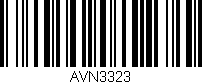 Código de barras (EAN, GTIN, SKU, ISBN): 'AVN3323'