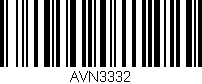 Código de barras (EAN, GTIN, SKU, ISBN): 'AVN3332'