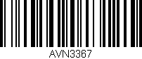 Código de barras (EAN, GTIN, SKU, ISBN): 'AVN3367'